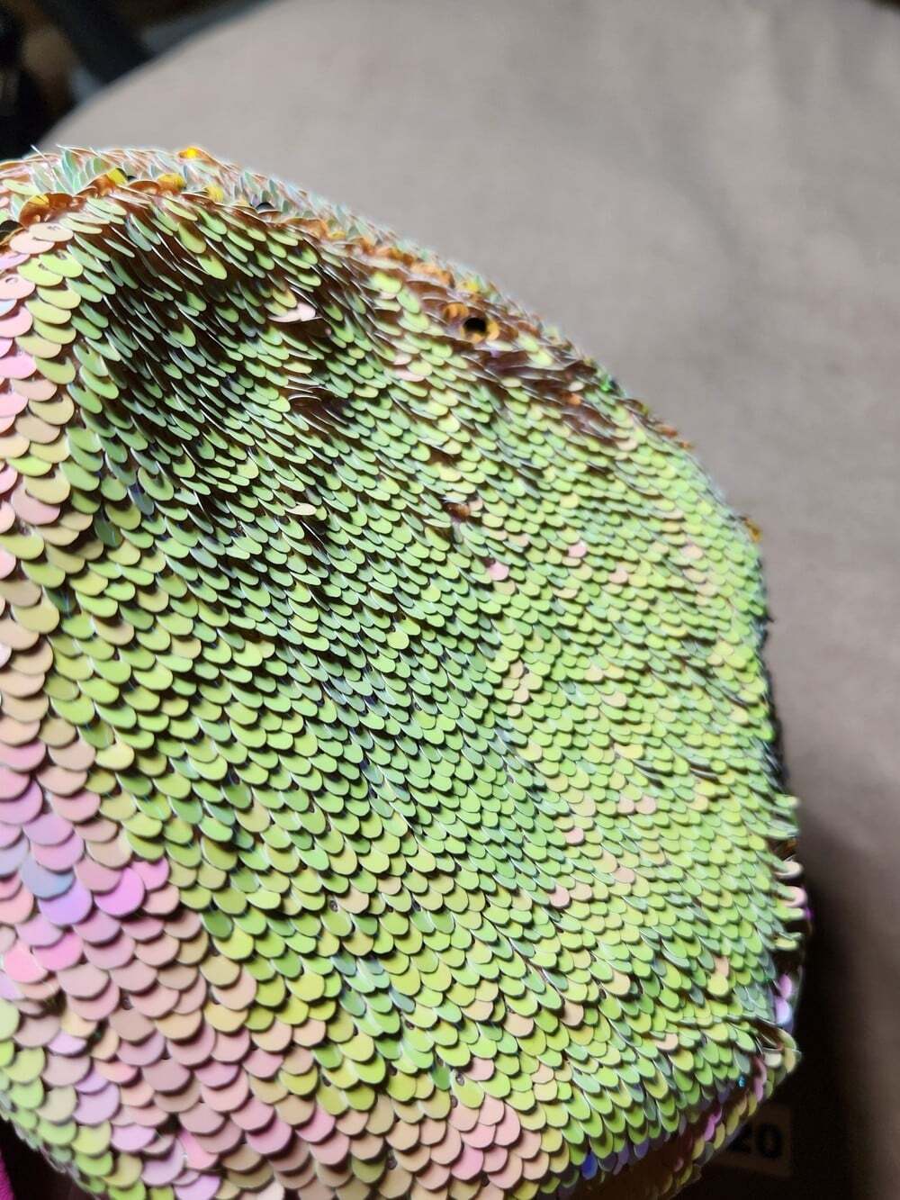 Ty Fantasia Flippable Sequin Unicorn Crossbody Bag Iridescent Pink and Gold - Picture 12 of 12